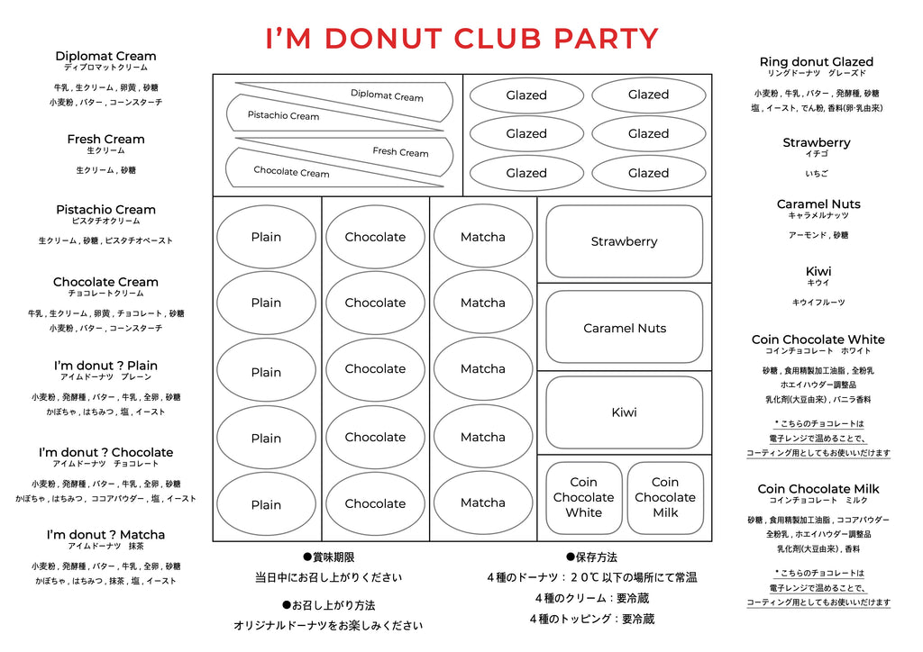 I’M DONUT CLUB PARTY