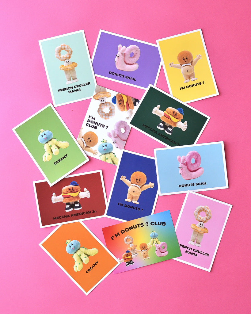 I'm donut ? CLUB POST CARD SET