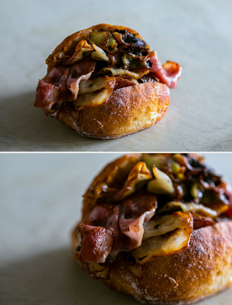 キャベツとじゃがいものアンチョビソテーベーコングリル サンド【表参道】